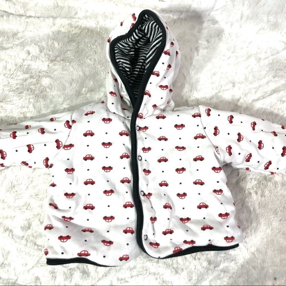 Little Me reversible puffy coat jacket 12 months